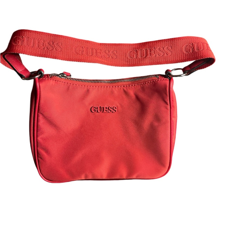 Guess Red Logo Handbag